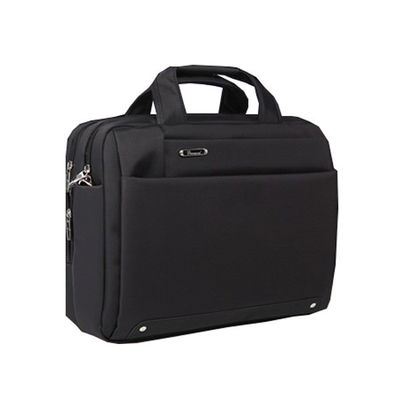 Polyester Durable Oxford Briefcase Womens Laptop Tote Bags , Red / Grey